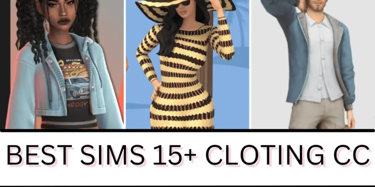 15+ Eye-Catching Clothing CC Items for Fashionable Sims