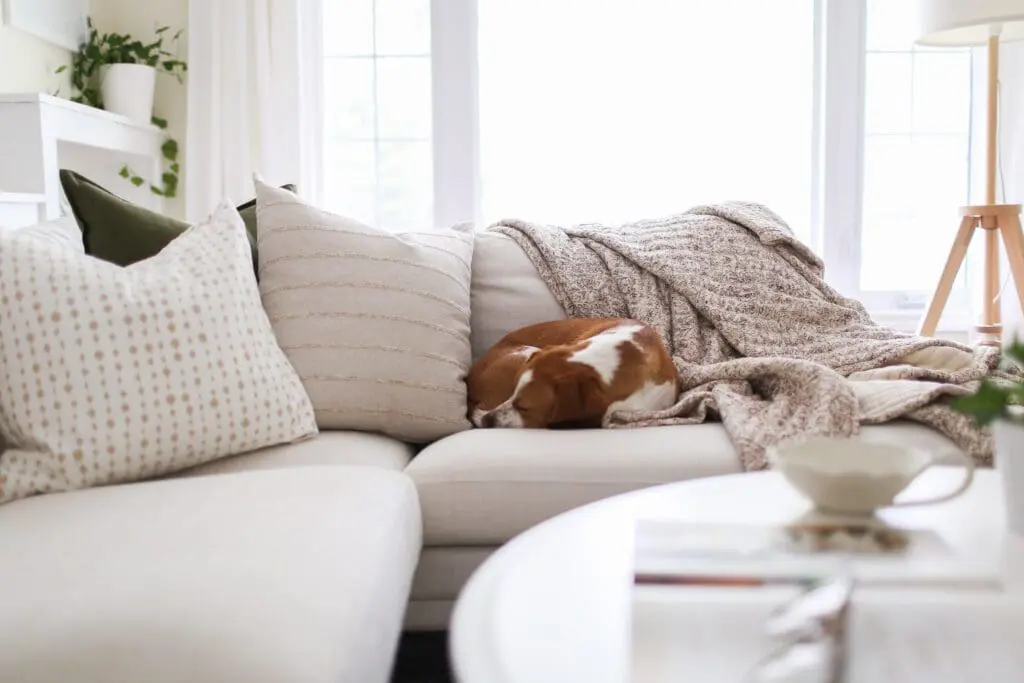 Add Throw Pillows and Blankets