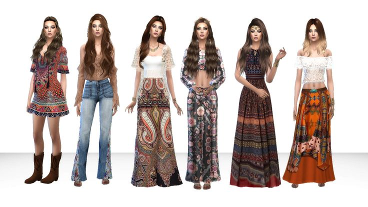 Boho Maxi Dress by Simsimarchy