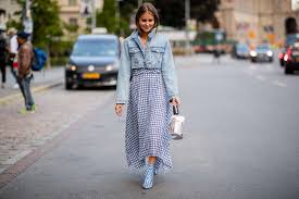 Maxi Dress and Denim Jacket