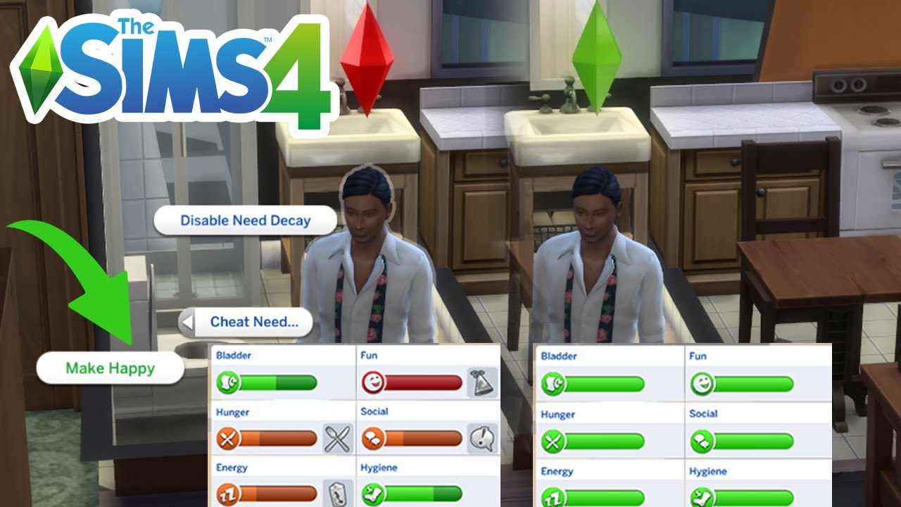 Needs & Mood Cheats: Keep Sims Happy