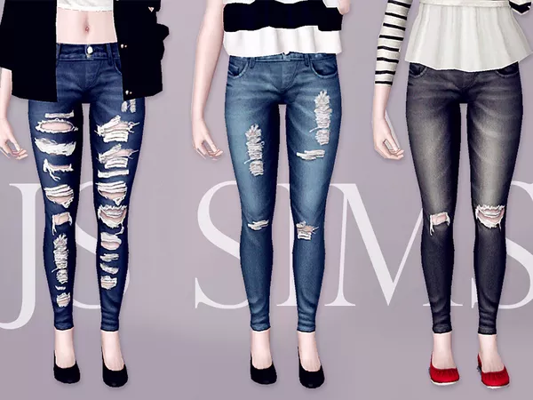 Ripped Jeans by Simstrouble