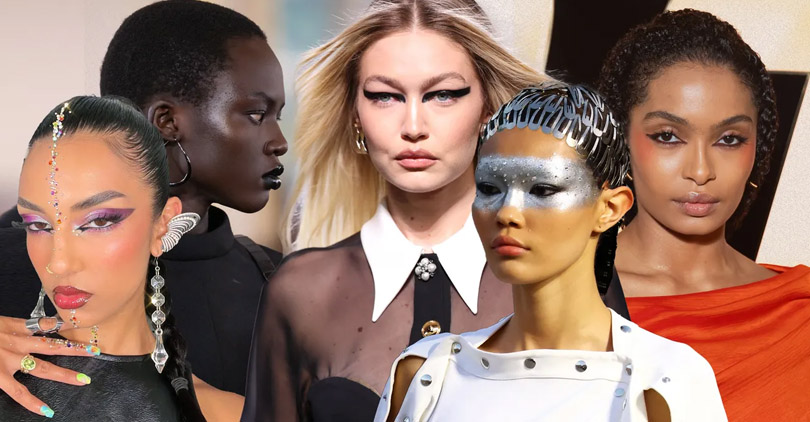 Play with Futuristic Hairstyles and Makeup