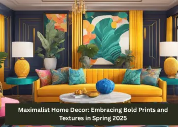 Maximalist Home Decor: Embracing Bold Prints and Textures in Spring 2025