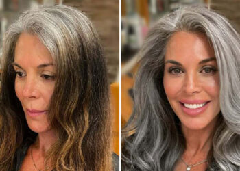 These 30 Natural Gray Hair Transformations Will Totally Inspire You