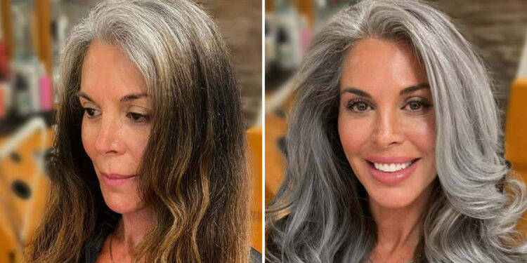 These 30 Natural Gray Hair Transformations Will Totally Inspire You