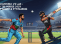 Today Match Afghanistan vs UAE Live | T20I Tri-Series 2025 Score & Streaming