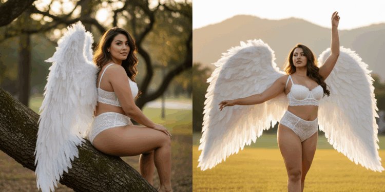 Size 14 Model Redefines Beauty with a Stunning Victoria’s Secret-Inspired Photoshoot